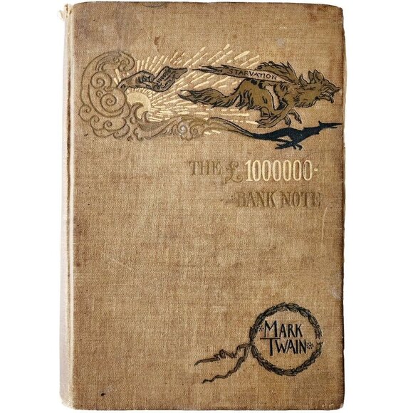 Mark Twain The 1 Million Pound Bank Note First Edition 1893 HC Victorian Bk HBS - Picture 2 of 11